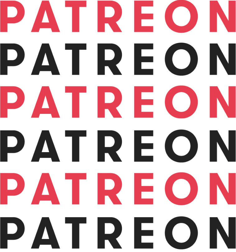 Repeated Patreon logo